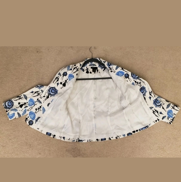 Womam's Two Button Coat / Blazer By Grace Elements - Picture 4 of 6